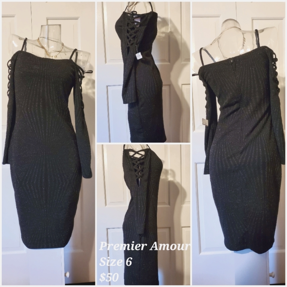Premiere Amour black dress size 6